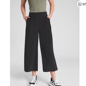 Athleta Brooklyn Black Wide-Leg Pants